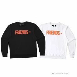 HypeYourBeast Shirts Vlone Orange Shirt - White