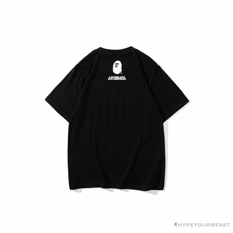 Hypeyourbeast BAPE Violent Bear Collaboration 28th Anniversary Camouflage Tee Shirt 'BLACK' 2 Hypeyourbeast BAPE Violent Bear Collaboration 28th Anniversary Camouflage Tee Shirt 'BLACK'