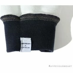 Hypeyourbeast BAPE X COACH Co-Branded Dark-Blue Hoodie Clothes