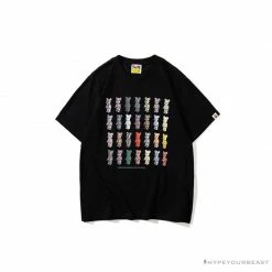 Hypeyourbeast BAPE Violent Bear Collaboration 28th Anniversary Camouflage Tee Shirt 'BLACK'
