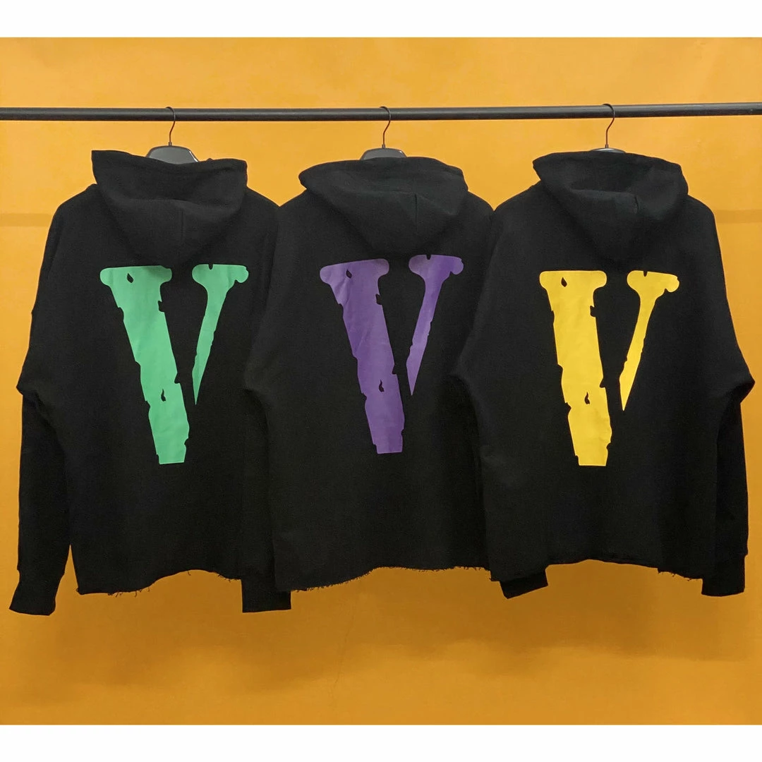HypeYourBeast Hoodies & Jackets Vlone Purple And Black Friends Hoodie 4 HypeYourBeast Hoodies & Jackets Vlone Purple And Black Friends Hoodie