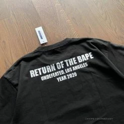 Hypeyourbeast UNDFTD X Bape Tee Shirt Black Clothes