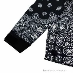 HypeYourBeast Supreme X TNF Bandana Jacket Black Hoodies & Jackets