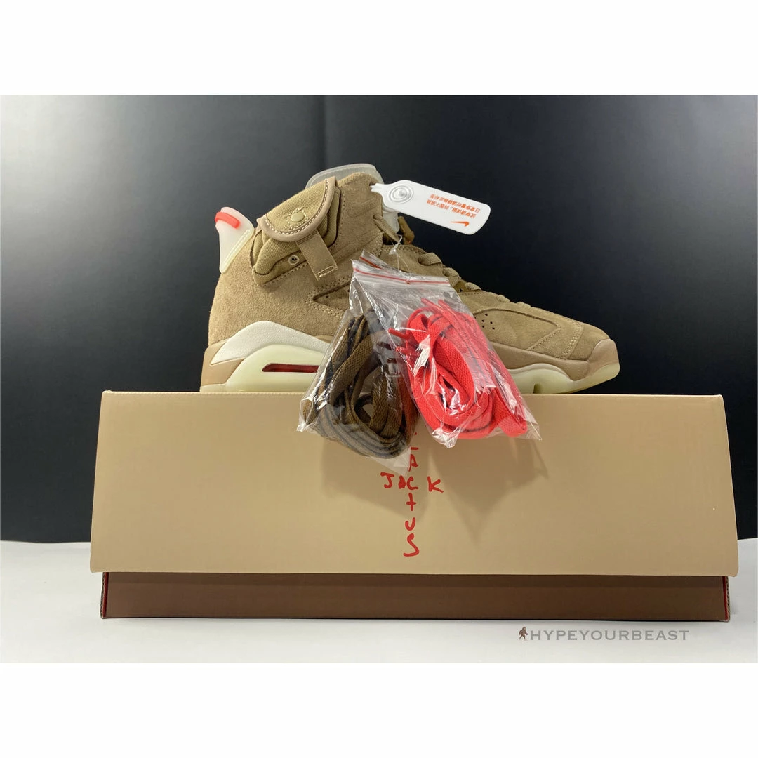 HypeYourBeast Air Jordan 6 Retro Travis Scott British Khaki 4 HypeYourBeast Air Jordan 6 Retro Travis Scott British Khaki