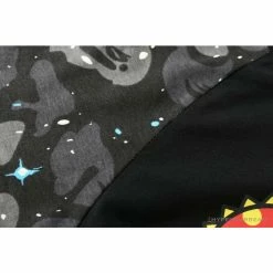 Hypeyourbeast Clothes BAPE Baby Milo Galaxy Astronaut Luminous Tee Shirt 'BLACK'