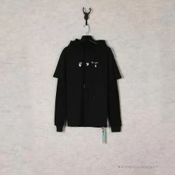 HypeYourBeast Off White Hoodie Black Blue