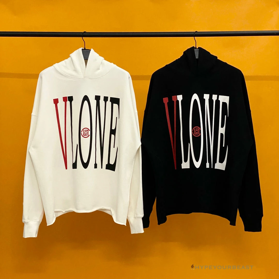 HypeYourBeast Hoodies & Jackets Vlone Black White Serpent Hoodie 7 HypeYourBeast Hoodies & Jackets Vlone Black White Serpent Hoodie