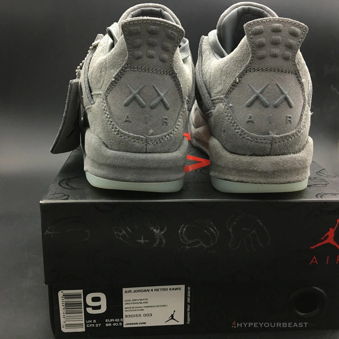 Hypeyourbeast Jordan 4 X KAWS Gray 7 Hypeyourbeast Jordan 4 X KAWS Gray