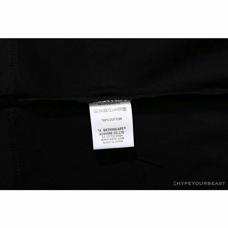 Hypeyourbeast Clothes BAPE Ape Head Blue X Yellow Contrast Letter Tee Shirt 11 Hypeyourbeast Clothes BAPE Ape Head Blue X Yellow Contrast Letter Tee Shirt