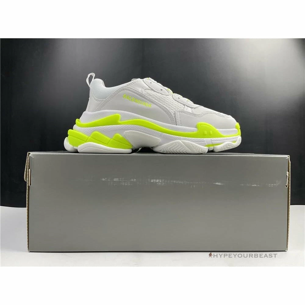 HypeYourBeast BCG Triple S White Neon Yellow Balenciaga Triple S 2 HypeYourBeast BCG Triple S White Neon Yellow Balenciaga Triple S