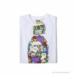 Hypeyourbeast BAPE Pokémon Co-branded Ape Head Tee Shirt 'WHITE' 8 Hypeyourbeast BAPE Pokémon Co-branded Ape Head Tee Shirt 'WHITE'