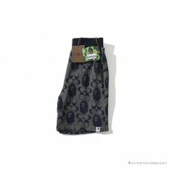 Hypeyourbeast BAPE X COACH Co-Branded Dark-Blue Shorts Clothes