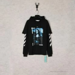 HypeYourBeast Off White Hoodie Mona Lisa Hoodies & Jackets
