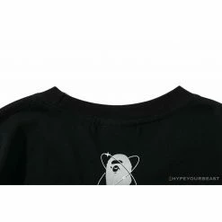Hypeyourbeast Clothes BAPE Universe Solar System Ape Man Head Tee Shirt 'BLACK'