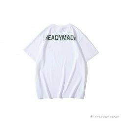 Hypeyourbeast BAPE Readymade Small Bee Camouflage Letter Tee Shirt 'GREEN' Clothes