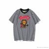 Hypeyourbeast BAPE Baby Milo Rock Bass Player Striped Tee Shirt 'BLACK' Clothes