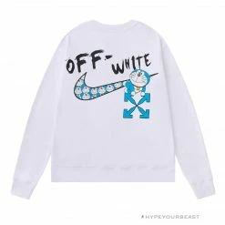 HypeYourBeast Shirts Off-White X Nike Shirt Doraemon White