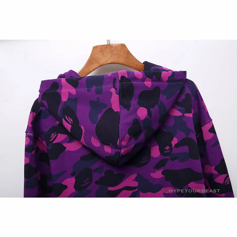 Hypeyourbeast BAPE X Bathing Ape Head Camouflage Hoodie 'PURPLE' 9 Hypeyourbeast BAPE X Bathing Ape Head Camouflage Hoodie 'PURPLE'
