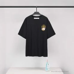 Hypeyourbeast OFF-WHITE Hawaiian Cow Arrow Tee Shirt 'BLACK'