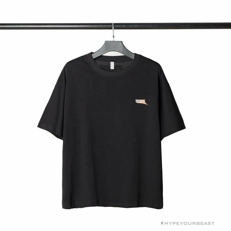 Hypeyourbeast OFF-WHITE Loose X Oversized Chest Tee Shirt 'BLACK' T-Shirts 1 Hypeyourbeast OFF-WHITE Loose X Oversized Chest Tee Shirt 'BLACK' T-Shirts