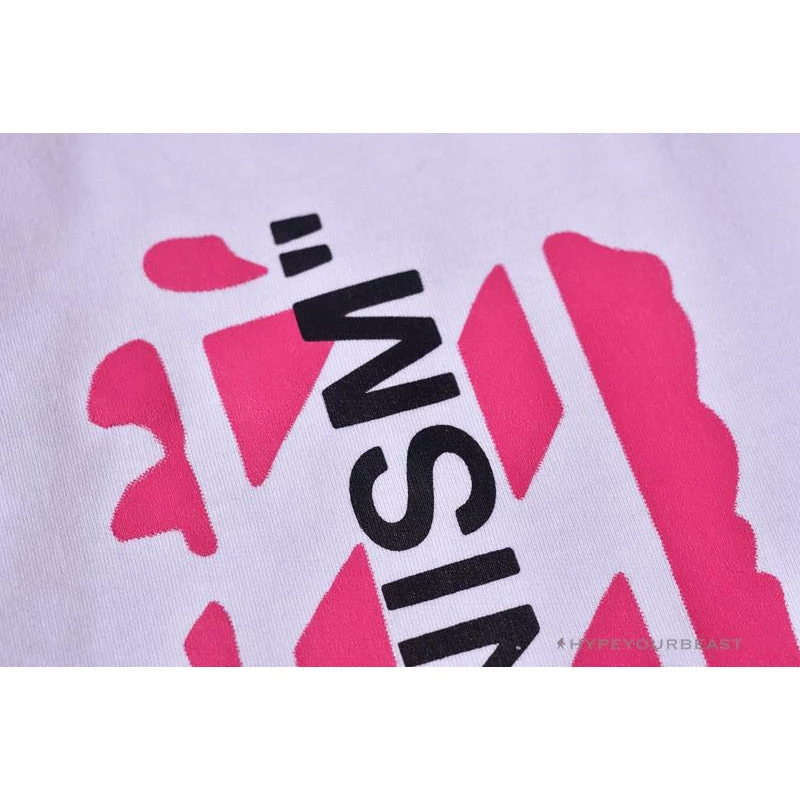 Hypeyourbeast OFF-WHITE 99 X Pink Arrow Shorts 'WHITE' Pants 10 Hypeyourbeast OFF-WHITE 99 X Pink Arrow Shorts 'WHITE' Pants