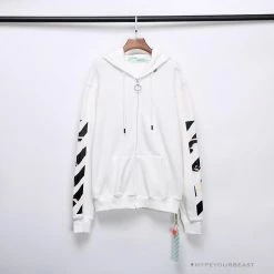 Hypeyourbeast OFF-WHITE Angel Jesus Religious Print Hoodie 'WHITE'