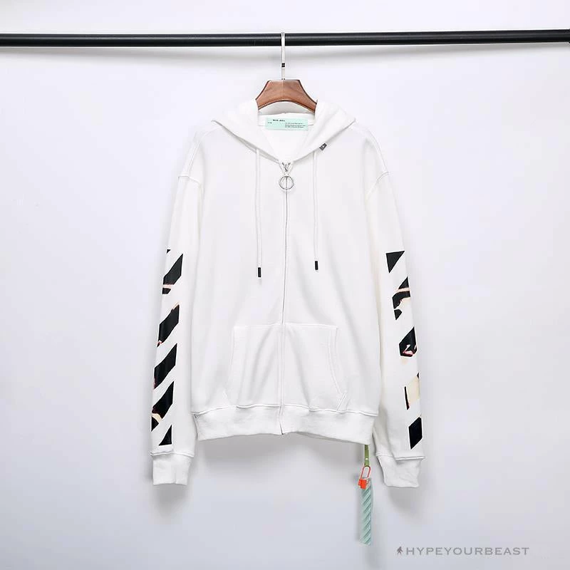 Hypeyourbeast OFF-WHITE Angel Jesus Religious Print Hoodie 'WHITE' 1 Hypeyourbeast OFF-WHITE Angel Jesus Religious Print Hoodie 'WHITE'