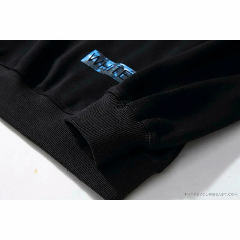 Hypeyourbeast OFF-WHITE Classic Wave Oil Painting Cotton Terry Long Sleeve Shirt 'BLACK' Shirts 7 Hypeyourbeast OFF-WHITE Classic Wave Oil Painting Cotton Terry Long Sleeve Shirt 'BLACK' Shirts