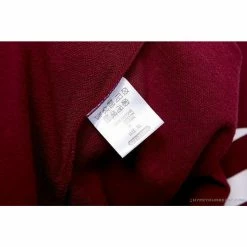 Hypeyourbeast OFF-WHITE Classic Basic Cotton Terry Long Sleeve Shirt 'WINE RED' Shirts