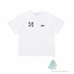 Hypeyourbeast T-Shirts OFF-WHITE Arrow Flying Cow Tee Shirt 'WHITE'