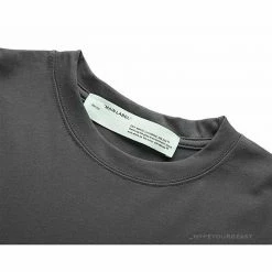 Hypeyourbeast OFF-WHITE Jerry Move Faster Tee Shirt 'GREY'
