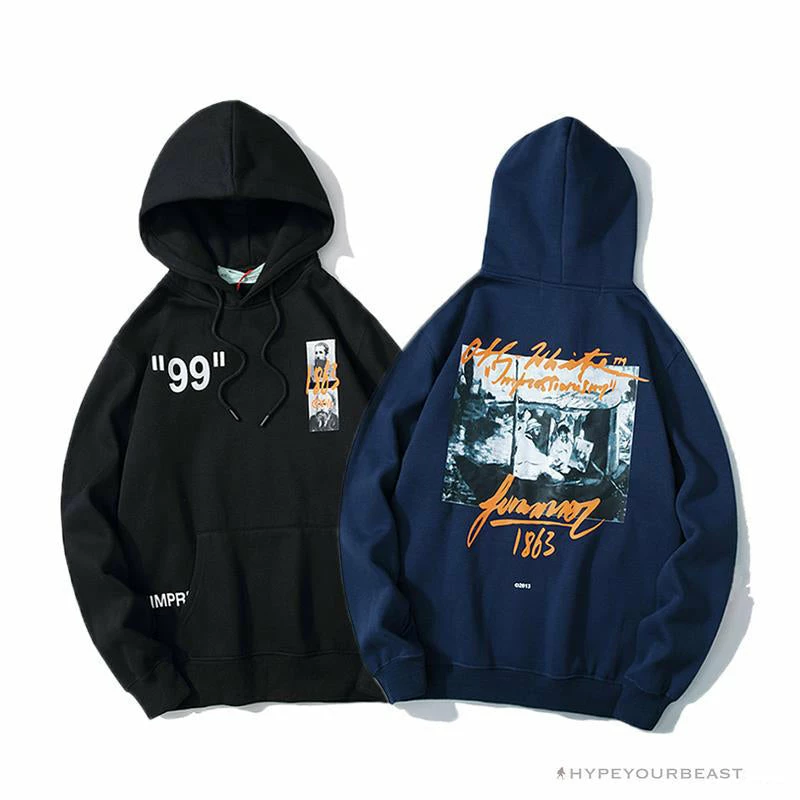 Hypeyourbeast OFF-WHITE CO VIRGIL ABLOH 1863 Monet Hoodie 'BLUE' Hoodies & Jackets 3 Hypeyourbeast OFF-WHITE CO VIRGIL ABLOH 1863 Monet Hoodie 'BLUE' Hoodies & Jackets
