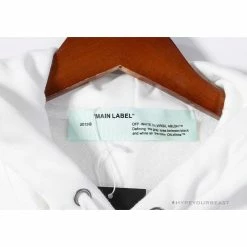 Hypeyourbeast Hoodies & Jackets OFF-WHITE Skull And Writing Hoodie 'WHITE'