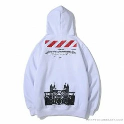 Hypeyourbeast OFF-WHITE CO VIRGIL ABLO Netherlands Museum Hoodie 'WHITE' Hoodies & Jackets