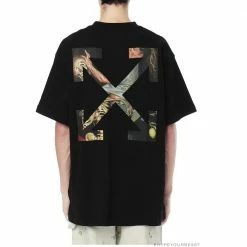 Hypeyourbeast T-Shirts OFF-WHITE Skull Tee Shirt 'BLACK'