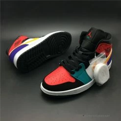 Hypeyourbeast Air Jordan 1 Mid SE WMNS 'Multi Patent'