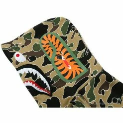 Hypeyourbeast BAPE Shark Head STA Star Camouflage Hoodie 'YELLOW' Clothes