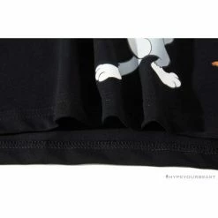 Hypeyourbeast Clothes BAPE Little Ape Head Tom And Jerry Chase Tee Shirt 'BLACK'