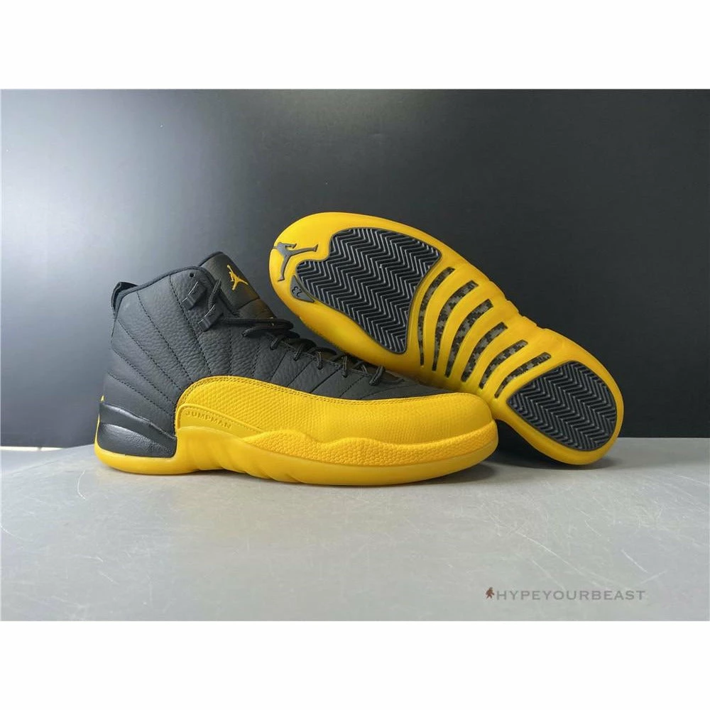 Hypeyourbeast Air Jordan 12 Retro Black 'University Gold' 1 Hypeyourbeast Air Jordan 12 Retro Black 'University Gold'