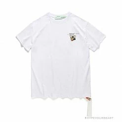 Hypeyourbeast T-Shirts OFF-WHITE Disney Spring X Summer Mickey With Pluto Tee Shirt 'WHITE'