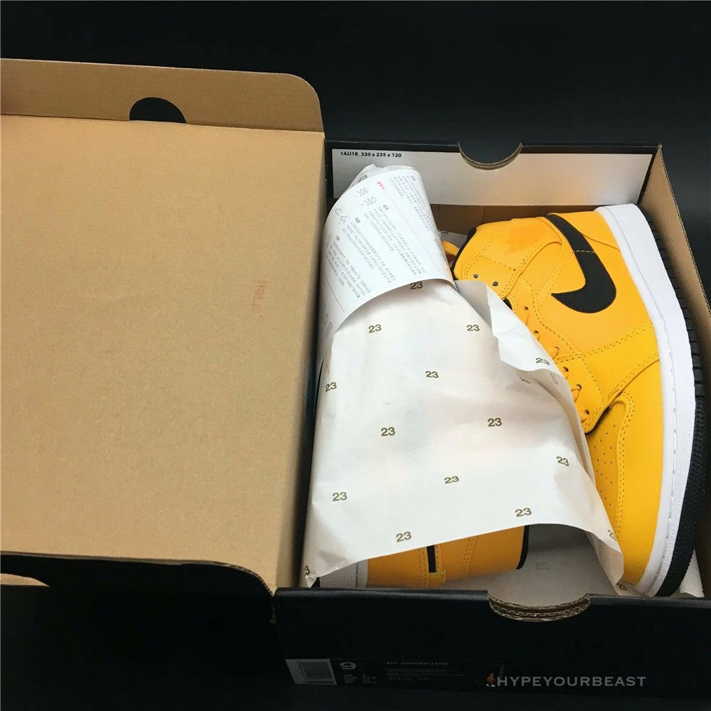 Hypeyourbeast Air Jordan 1 Mid Taxi Yellow 6 Hypeyourbeast Air Jordan 1 Mid Taxi Yellow