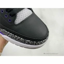 Hypeyourbeast Air Jordan 3 'Court Purple Black Cement'