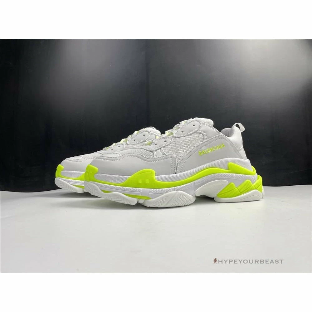 HypeYourBeast BCG Triple S White Neon Yellow Balenciaga Triple S 3 HypeYourBeast BCG Triple S White Neon Yellow Balenciaga Triple S