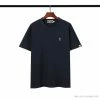 Hypeyourbeast Clothes BAPE Classic Embroidered Logo Ape Head Tee Shirt 'BLUE'