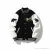 Hypeyourbeast BAPE OVO Patchwork Baseball Owl Jacket Clothes