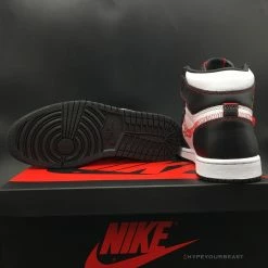 Hypeyourbeast Air Jordan 1 Retro High Defiant White Retro Red