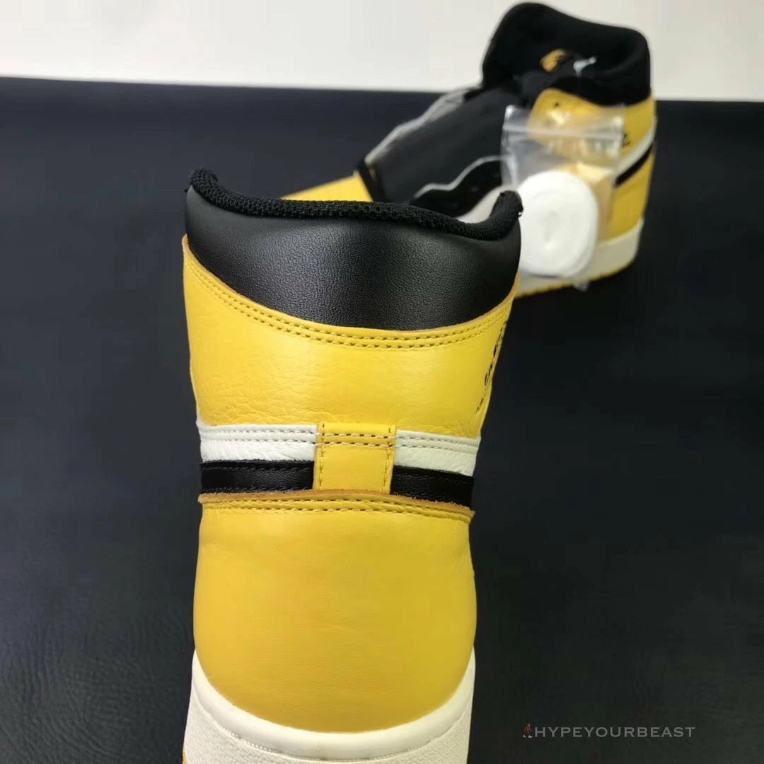 HypeYourBeast Air Jordan 1 High Yellow Toe Black White 4 HypeYourBeast Air Jordan 1 High Yellow Toe Black White