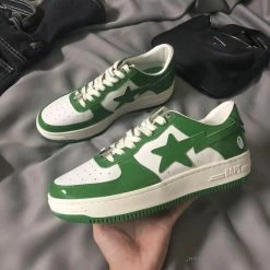 HypeYourBeast BAPE STA Low Top Sneakers Green