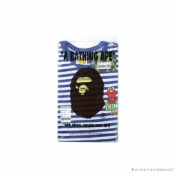 Hypeyourbeast Clothes BAPE Baby Milo Sesame Street Striped Tee Shirt 'BLUE' 37 Hypeyourbeast Clothes BAPE Baby Milo Sesame Street Striped Tee Shirt 'BLUE'