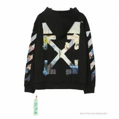 HypeYourBeast Hoodies & Jackets Off White Hoodie Vincent Van Gogh Black